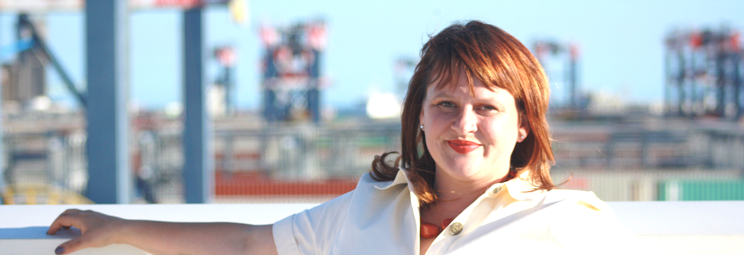 Jeannine Pearce at the Port of Long Beach